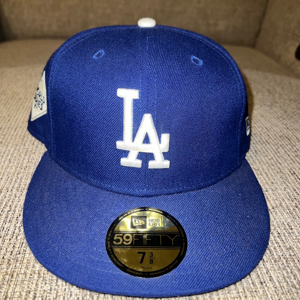 LA dodgers 2017 World Series hat
